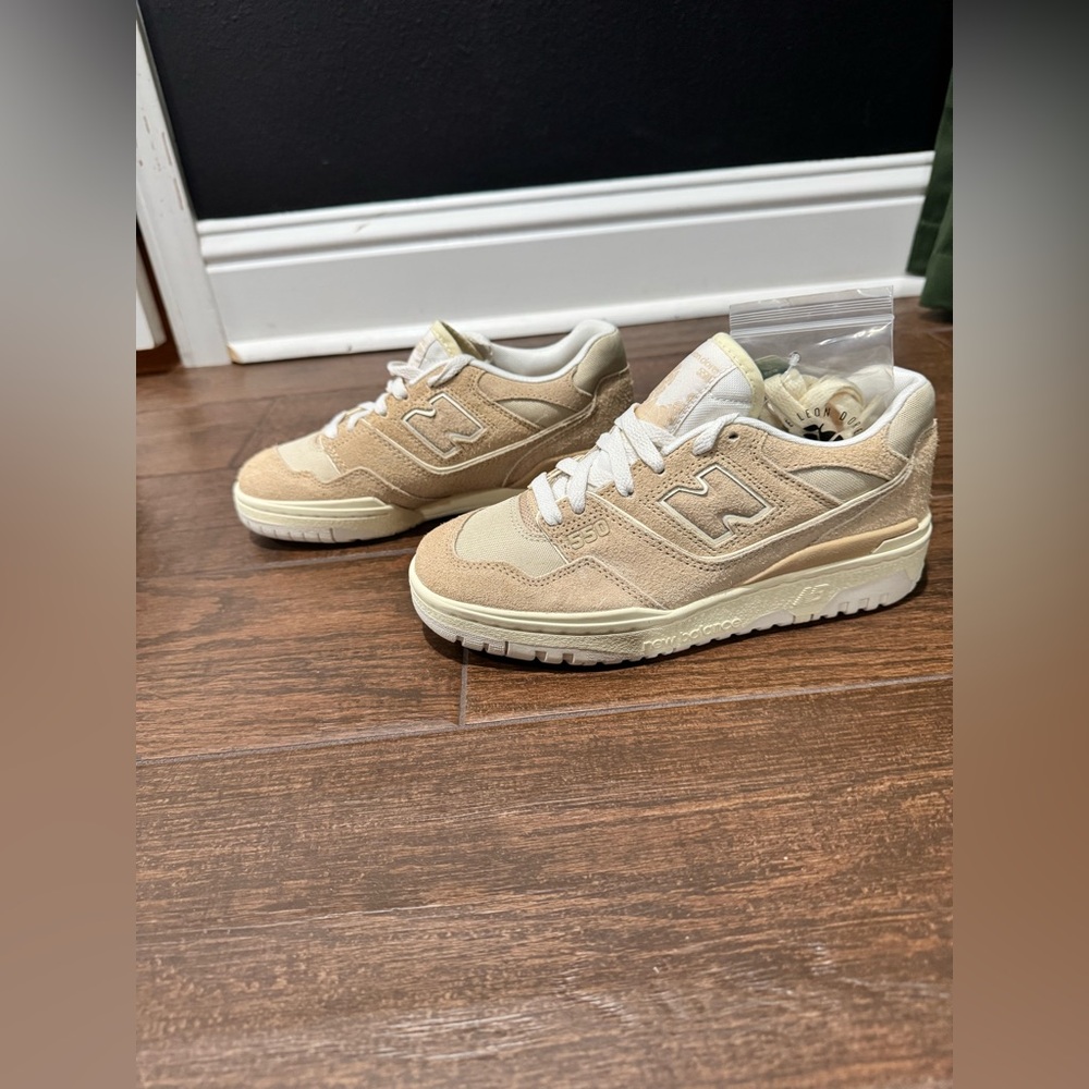 New Balance x Aime Leon Dore P550 Basketball Oxfords Taupe Mens 5 Women’s 6.5